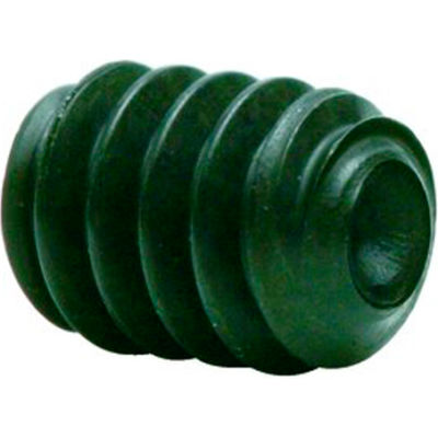 7/16-20 x 1/2" Hex Socket Set Screw - Cup Point - Alloy Steel - Black Oxide - USA - Pkg of 100