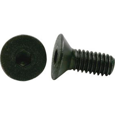 3/4-10 x 3" Hex Flat Socket Cap Screw - Steel - Black Oxide - UNC - ASTM F835 - USA - Pkg of 25