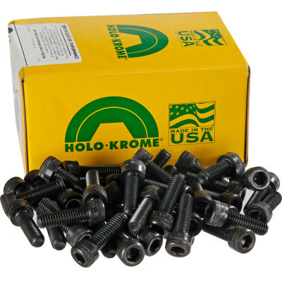 M6 x 1.0 x 30mm Socket Cap Screw - Steel - Black Oxide - UNC - Pkg of 100 - USA - Holo-Krome 76180