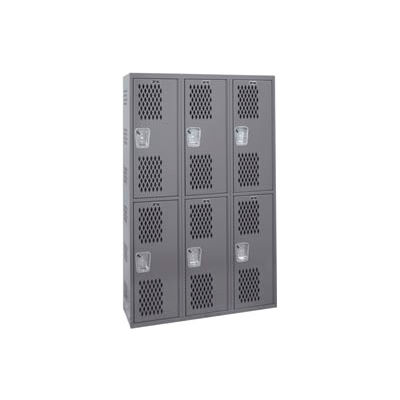 ventilated welded hallowell globalindustrial dx72 drk wx12