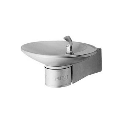 Halsey Taylor Face-Mounted Barrier-Free Fountain, OVL-II E (AG) FTN