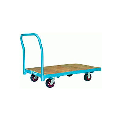 Hamilton® Platform Truck 36 x 72 Wood Deck - 6 x 2 Polylast™ Wheels 2000 Lb. Cap.