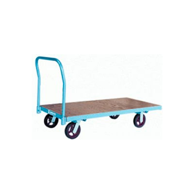 Hamilton® Platform Truck 30 x 60 Wood Deck - 8 x 2 Polylast™ Wheels 2000 Lb. Cap.