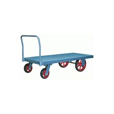 Hamilton® Steel Platform Truck 48 x 84 - Plastex Wheels 4000 Lb. Cap.