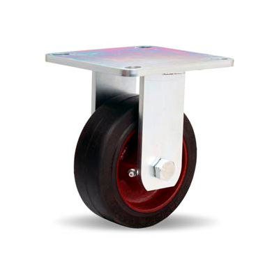 Hamilton® Medium Service Rigid 5 x 2 Mold-On Rubber Roller 350 Lb. Caster