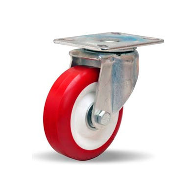 Hamilton® Hi-Lo Light Duty Swivel 4 x 1-3/8 Poly-Tech Ball 400 Lb. Caster