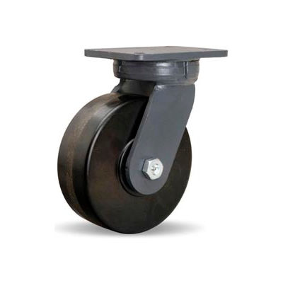 Hamilton® Super Endurance™ Kingpinless Swivel 8 x 3 Plastex Roller 3000 Lb. Caster