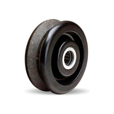 Hamilton® Plastex V-Groove Wheel 4 x 1-1/2 - 3/4" Roller Bearing