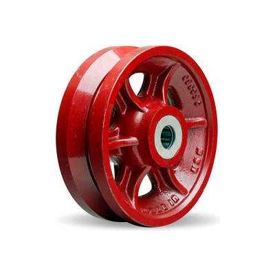 Hamilton® V-Groove Wheel 8 x 2-3/4 - 1" Roller Bearing