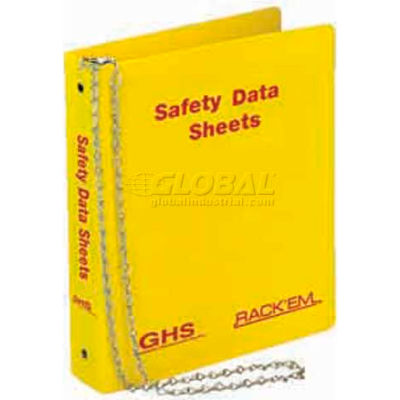 Horizon Mfg. English Three Ring SDS Binder, 3013, 3"W