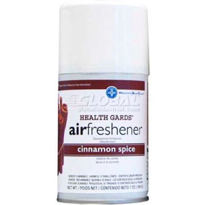 AirWorks® Metered Aerosol Air Fresheners, Cinnamon Spice, 12/Case, 7906