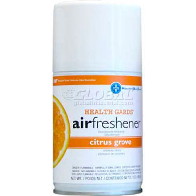 AirWorks® Metered Aerosol Air Fresheners, Citrus Grove, 12/Case, 7931