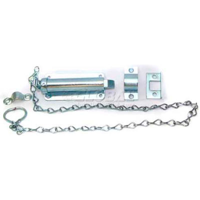 Ultra Hardware Chain Bolt, 24" Pull Chain, 4"L, Zinc - Pkg Qty 5