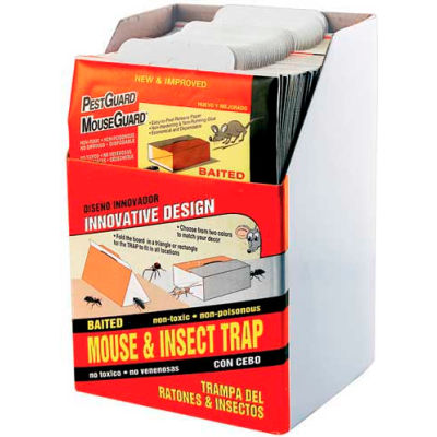 Mouse & Insect Glue Board Trap, 72 Pack Display - 72MB - Pkg Qty 72