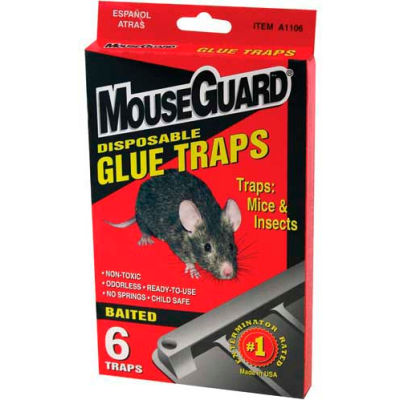 Pest Control | Rodent Control | Mouse Guard Disposable Mouse Glue Traps ...