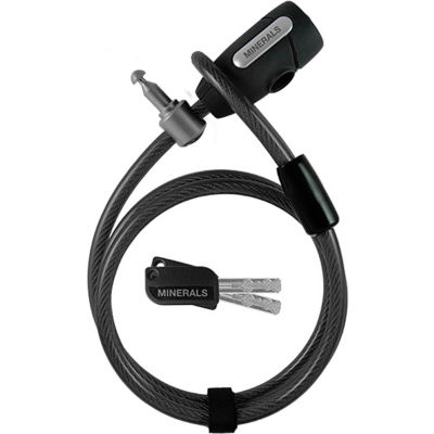 Howard Berger Wordlock Loop 'N Lock MatchKey Bike Lock CL-601-BK - 96"L, Black - Pkg Qty 4