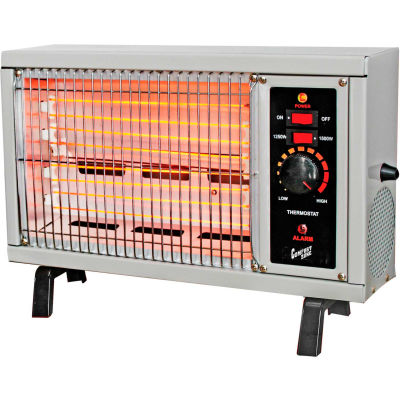 Comfort Zone® Electric Radiant Heater CZ550 1250 / 1500W 5120 BTU - Pkg Qty 4