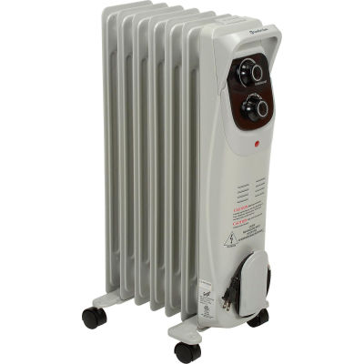 Comfort Zone® Deluxe Oil Filled Radiator, 1500 Watt, 120V
