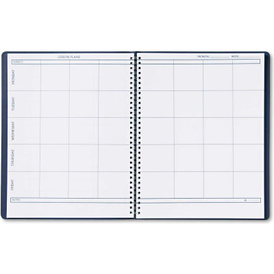 House of Doolittle™Lesson Plan Book 51007, 11" x 8-1/2", White, 1 Each