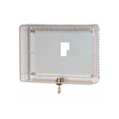 Honeywell Large Universal Thermostat Guard W/ Clear Cover Base Opaque Wallplate TG512A1009