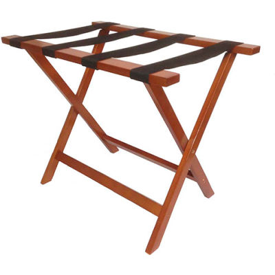 Details about   24"W x 15"D x 20"H Mahogany Wood Folding Luggage Rack 