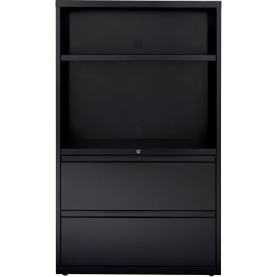 Hirsh Industries® - Lateral File/Bookcase Combo Unit
