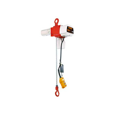 ED Dual Speed Electric Chain Hoist - 525 lbs, 10' Lift, 44/10 ft/min, 120V