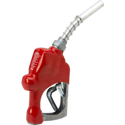 Husky 1A Light Duty Diesel Nozzle w/3-Notch Hold Open Clip & Metal Hand Guard - 696103N-02