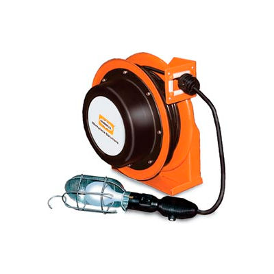 Hubbell GCC16370-HL Industrial Duty Cord Reel with Incandescent Hand Lamp - 16/3c x 70'