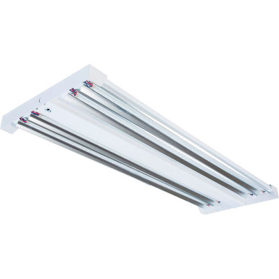 Hubbell LLHV4-40M-WST-EDU LED 4' High Bay, 144W, 16000L, 4000K, Wide Dist, No Uplight, 0-10V Dim,DLC