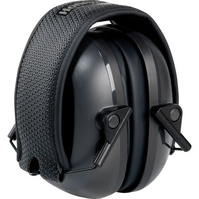 Honeywell VeriShield 1035102-VS 100 Passive Earmuffs, Folding, Black, NRR 24