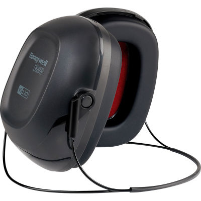 Honeywell VeriShield 1035114-VS 100 Passive Earmuffs, Behind The Neck, Black, NRR 25