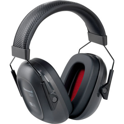 Honeywell Verishield Over-The-Head Ear Muff, Dielectric, 26 dB, Black