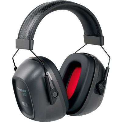 Honeywell Verishield Over-The-Head Ear Muff, Dielectric, 20 dB, Black
