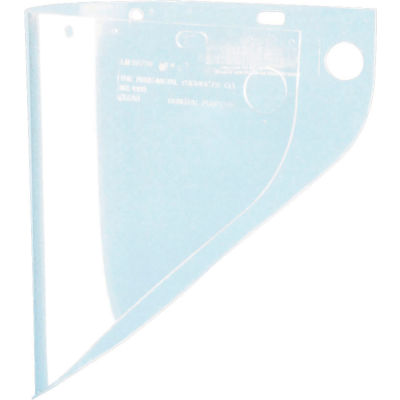 Honeywell Fibre-Metal® Clear Propionate Ext. View Faceshield, 9-3/4" X 19" X .06"T