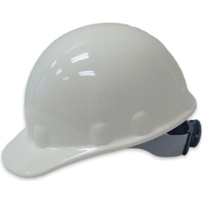 Honeywell Fibre-Metal® Cap Style Hard Hat, Ratchet Suspension, White, HDPE, E2 Series