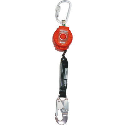 Miller® TurboLite™ G2 9'L Fall Limiter, Steel Twist-Lock Carabiner, MFL-1-Z7/9FT