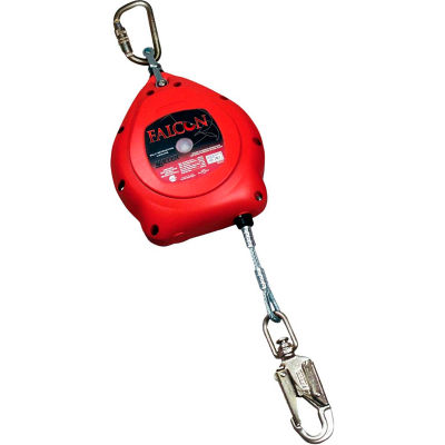 Miller® Falcon™ Self-Retracting Lifelines, 20' L, Galvanized Cable, MP20G-Z7/20FT