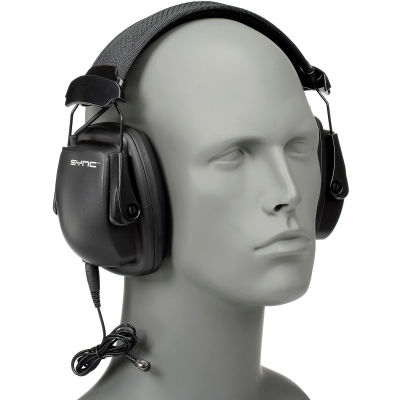 Howard Leight™ 1030110 Sync Stereo Earmuff with Audio Input Jack, NRR 25