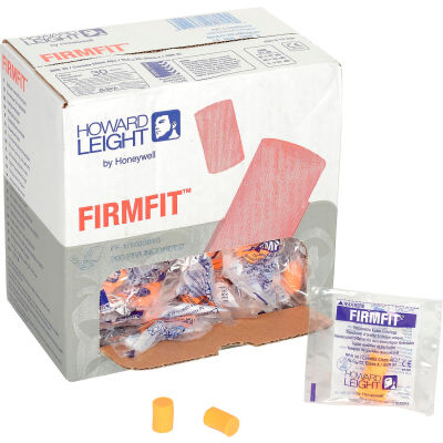 Howard Leight™ FF-1 FirmFit® Ear Plugs, Disposable, NRR 30, Uncorded, 200 Pairs/Box