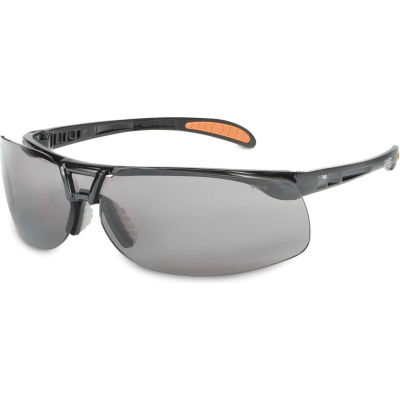 Uvex® S4201HS Protege Safety Glasses, Black Frame, Gray HS Lens