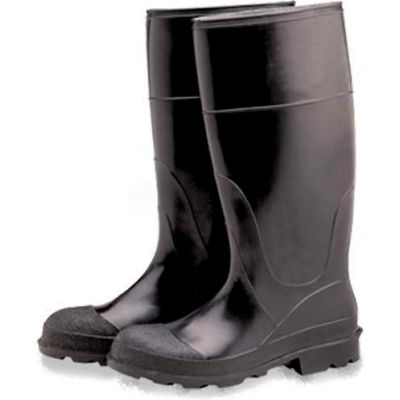 ComfitWear® Industrial Knee Boots, Size 6, Vinyl, Black, 1-Pair - Pkg Qty 6