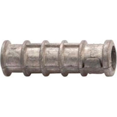 1/2" x 1-7/8" Lag Screw Shield - Long - Zamac Alloy - Pkg of 25 - Wej-It LSL12