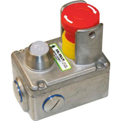 IDEM 232026-B ESL-SS(LP) E-Stop Switch W/LED, 3NC 1NO, 110v, SS