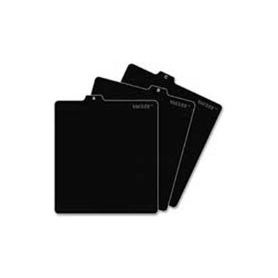 A-Z CD File folder Guides, 5w x 5-3/4h, Black