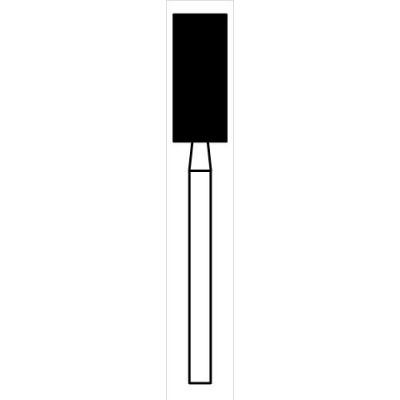 Grier Abrasives Mounted Point W171, 5/16" x 3/4" - 1/8x1-1/2 Shank, 80, Red - Pkg Qty 100