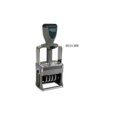 Xstamper® Classix Self-Inking Date Stamp, 10-Year Date Band, Black