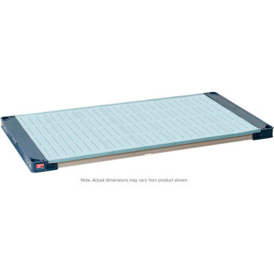 MetroMax 4 Polymer Shelf with Solid Mat - 48"W x 18"D