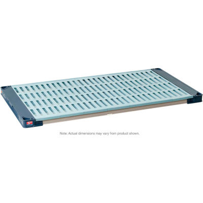 MetroMax 4 Polymer Shelf with Grid Mat - 24"W x 21"D
