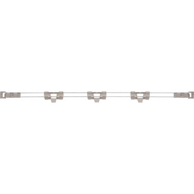MetroMax 4 Stackable Shelf Ledge - Back - 54"W x 2"H